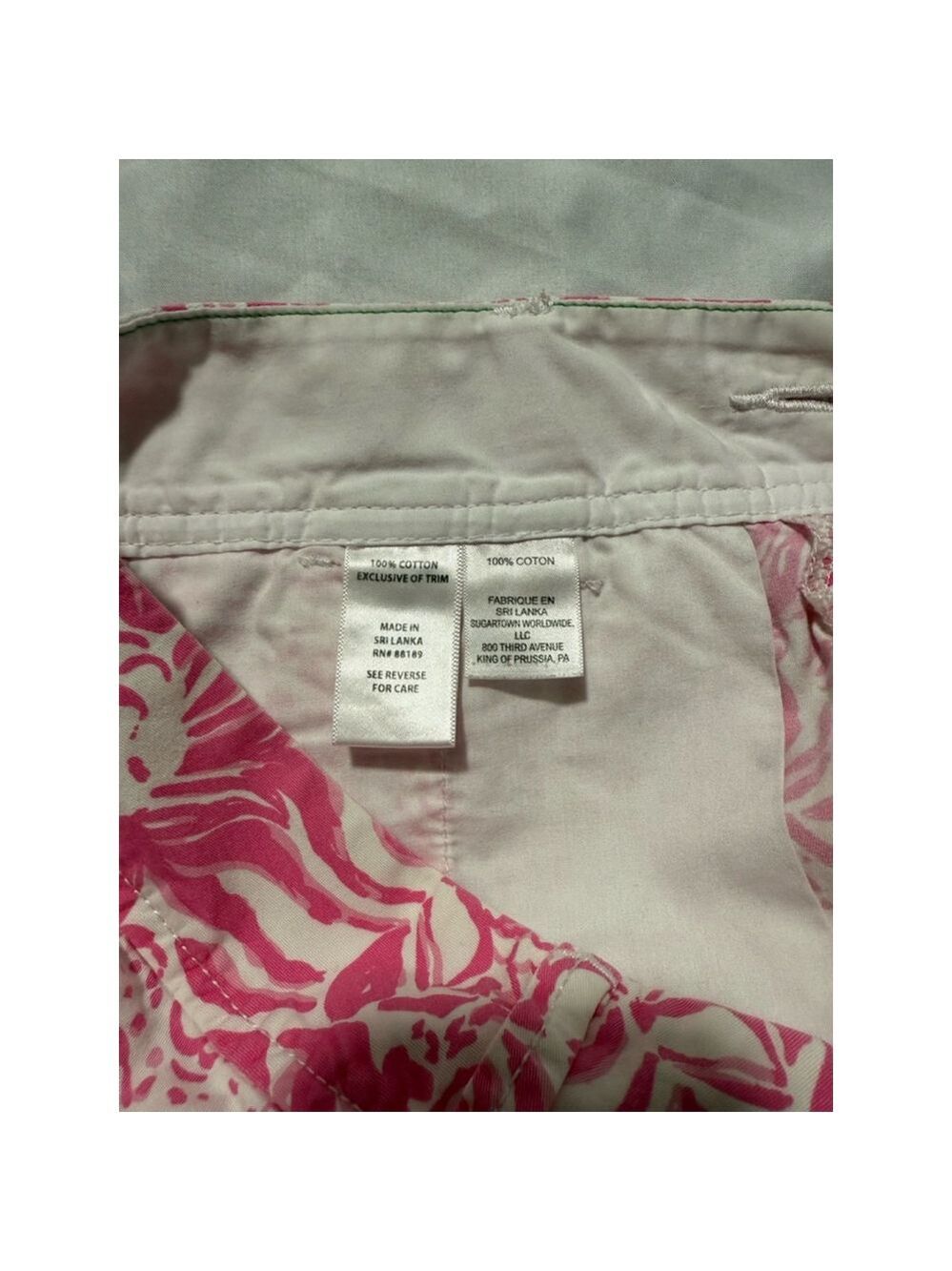 Girls Lilly Pulitzer Shorts Size 00 Pink Patterned - Picture 4 of 4